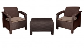 Комплект уличной мебели Yalta Premium Terrace Set (Ялта) шоколадый (+подушки под спину) в Серове - serov.ok-mebel.com | фото 8