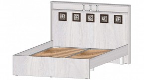 КОСТА-РИКА Кровать 1400 с основанием (анкор светлый) в Серове - serov.ok-mebel.com | фото