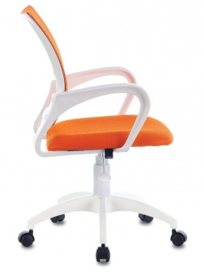 Кресло BRABIX "Fly MG-396W", пластик белый, сетка, оранжевое, 532401, MG-396W_532401 в Серове - serov.ok-mebel.com | фото 3