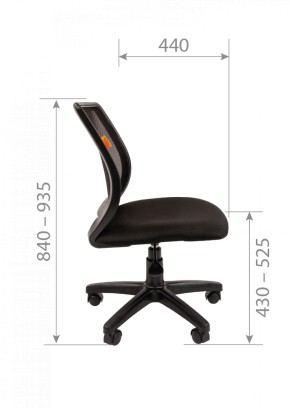 Кресло для оператора CHAIRMAN 699 Б/Л (ткань стандарт/сетка TW-66) в Серове - serov.ok-mebel.com | фото 7