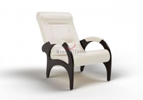 Кресло для отдыха Римини 19-К-КР (экокожа/венге) КРЕМ в Серове - serov.ok-mebel.com | фото 1