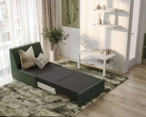 Кресло для отдыха Йоки тёмно-зелёный, ткань рогожка в Серове - serov.ok-mebel.com | фото 1