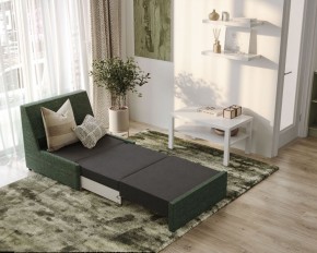 Кресло для отдыха Йоки тёмно-зелёный, ткань рогожка в Серове - serov.ok-mebel.com | фото 4