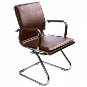 Кресло для посетителя Бюрократ CH-993-Low-V/Brown коричневый в Серове - serov.ok-mebel.com | фото