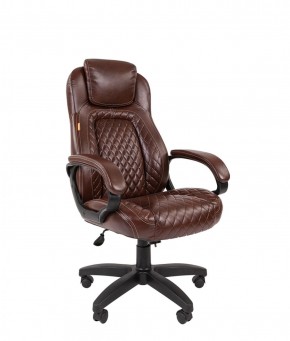 Кресло для руководителя  CHAIRMAN 432 (Экокожа коричневая) в Серове - serov.ok-mebel.com | фото