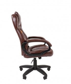 Кресло для руководителя  CHAIRMAN 432 (Экокожа коричневая) в Серове - serov.ok-mebel.com | фото 3