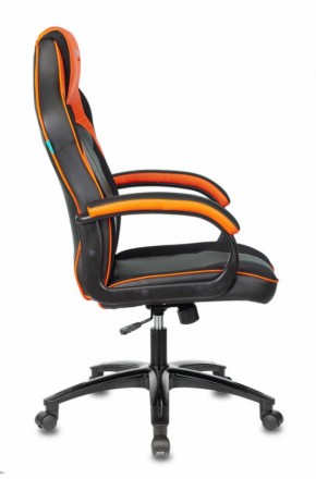 Кресло игровое Бюрократ VIKING 2 AERO ORANGE черный/оранжевый в Серове - serov.ok-mebel.com | фото 3