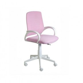 Кресло Ирис White сетка/ткань розовая в Серове - serov.ok-mebel.com | фото 1