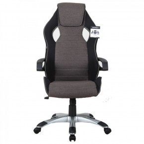 Кресло компьютерное BRABIX Techno GM-002 (ткань) черное/серое, вставки белые (531815) в Серове - serov.ok-mebel.com | фото 3