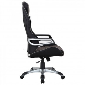 Кресло компьютерное BRABIX Techno GM-002 (ткань) черное/серое, вставки белые (531815) в Серове - serov.ok-mebel.com | фото 4