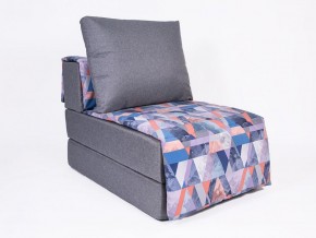 Кресло-кровать бескаркасное Харви (серый-сноу деним) в Серове - serov.ok-mebel.com | фото