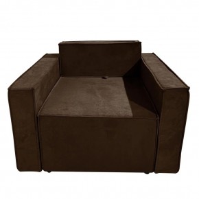 Кресло-кровать Принц КК1-ВК (велюр коричневый) в Серове - serov.ok-mebel.com | фото