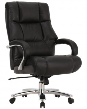 Кресло офисное BRABIX PREMIUM "Bomer HD-007" (рециклированная кожа, хром, черное) 531939 в Серове - serov.ok-mebel.com | фото 1