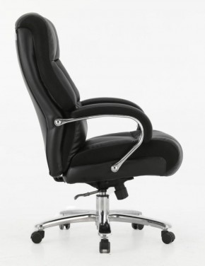Кресло офисное BRABIX PREMIUM "Bomer HD-007" (рециклированная кожа, хром, черное) 531939 в Серове - serov.ok-mebel.com | фото 3