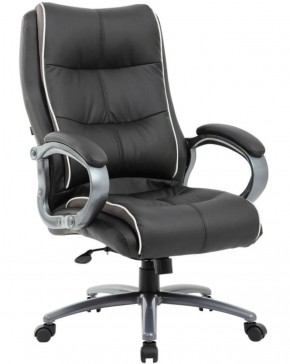 Кресло офисное BRABIX PREMIUM "Strong HD-009" (экокожа черная, ткань серая) 531945 в Серове - serov.ok-mebel.com | фото 1