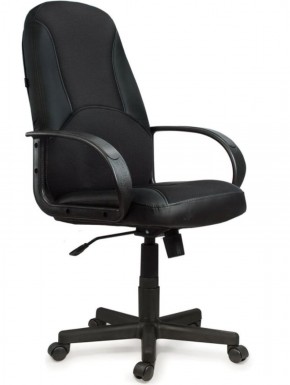 Кресло офисное BRABIX "City EX-512" (кожзам черный, ткань черная) 531407 в Серове - serov.ok-mebel.com | фото