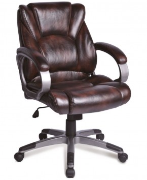Кресло офисное BRABIX "Eldorado EX-504" (коричневое) 530875 в Серове - serov.ok-mebel.com | фото 1