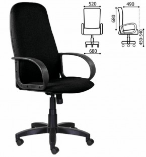 Кресло офисное BRABIX "Praktik EX-279" (ткань/кожзам, черное) 532017 в Серове - serov.ok-mebel.com | фото 4