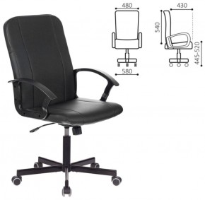 Кресло офисное BRABIX "Simple EX-521" (экокожа, черное) 532103 в Серове - serov.ok-mebel.com | фото 2