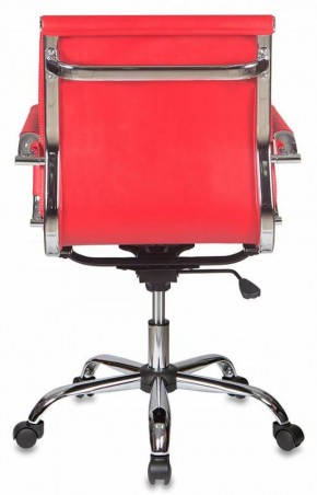 Кресло руководителя Бюрократ CH-993-LOW/RED красный в Серове - serov.ok-mebel.com | фото 4