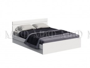 НЭНСИ NEW Кровать 1,4 м (Белый глянец холодный/Белый) в Серове - serov.ok-mebel.com | фото 1