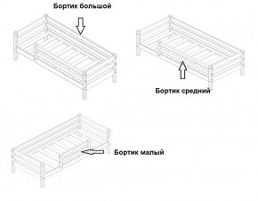 Кровать 2-х ярусная Сонечка с бортиками (лестница наклонная) в Серове - serov.ok-mebel.com | фото 4