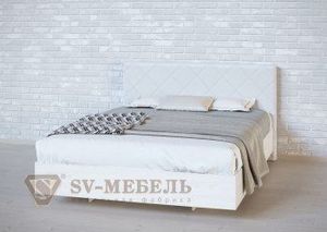 Кровать 1400 двойная №1 изголовье Ромб в Серове - serov.ok-mebel.com | фото 1