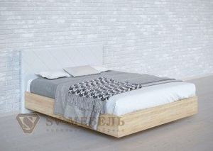 Кровать 1400 двойная №1 изголовье Ромб в Серове - serov.ok-mebel.com | фото 6