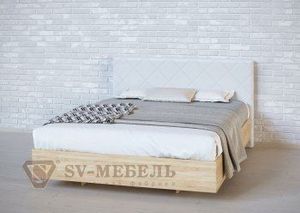 Кровать 1400 двойная №1 изголовье Ромб в Серове - serov.ok-mebel.com | фото 5