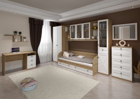 Кровать 800 «ТУРИН» с настилом ЛДСП в Серове - serov.ok-mebel.com | фото 3