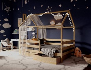 Кровать-домик 80*190 без покраски в Серове - serov.ok-mebel.com | фото