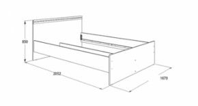 Кровать двойная Ольга-13 + 2-а выкатных ящика (1600) в Серове - serov.ok-mebel.com | фото 3