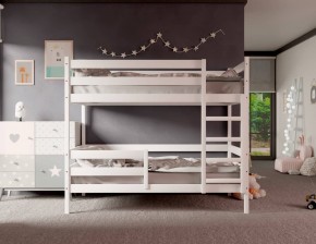Кровать двухъярусная без крыши 80*190 Белый в Серове - serov.ok-mebel.com | фото 2