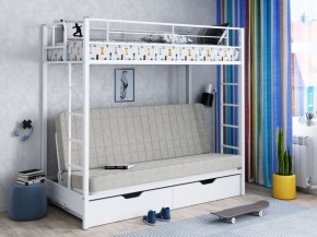Кровать двухъярусная с диваном "Мадлен-ЯЯ" с ящиками в Серове - serov.ok-mebel.com | фото 1