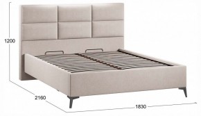 Кровать двуспальная Делана с ПМ Тип 1 в Серове - serov.ok-mebel.com | фото 4