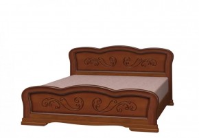 КАРИНА-8 Кровать из массива 1600 (Орех) в Серове - serov.ok-mebel.com | фото