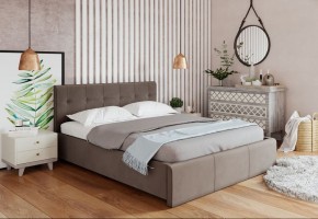 Кровать Изабелла с латами Newtone cacao 1400x2000 в Серове - serov.ok-mebel.com | фото 2