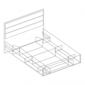 Кровать "Милана" с мягкой спинкой БЕЗ основания 1600х2000 в Серове - serov.ok-mebel.com | фото 4