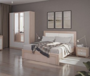 Кровать 1.6 Глэдис М31 с настилом и мягкой частью (ЯШС/Белый) в Серове - serov.ok-mebel.com | фото 4