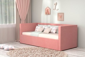 Кровать с ПМ (арт.030) (с/м 900*2000мм) (б/матр), ткань розовая в Серове - serov.ok-mebel.com | фото
