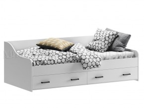 ВЕГА NEW Кровать 900 с настилом ЛДСП (Белый глянец/белый) в Серове - serov.ok-mebel.com | фото 1