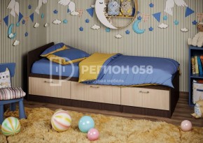 Кровать Юниор-5 ЛДСП в Серове - serov.ok-mebel.com | фото