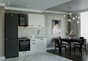 Кухонный гарнитур Белый Глянец 1600 (Стол. 26мм) в Серове - serov.ok-mebel.com | фото