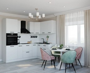 Кухонный гарнитур Белый Глянец 2400*1600 (Стол. 26мм) в Серове - serov.ok-mebel.com | фото