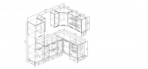 Кухонный гарнитур Белый Глянец 2400*1600 (Стол. 26мм) в Серове - serov.ok-mebel.com | фото 2
