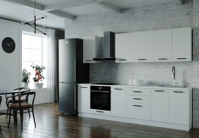 Кухонный гарнитур Белый Глянец 2800 (Стол. 38мм) в Серове - serov.ok-mebel.com | фото