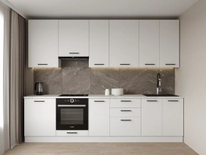 Кухонный гарнитур Белый Глянец 3000 h950 (Стол. 26мм) в Серове - serov.ok-mebel.com | фото