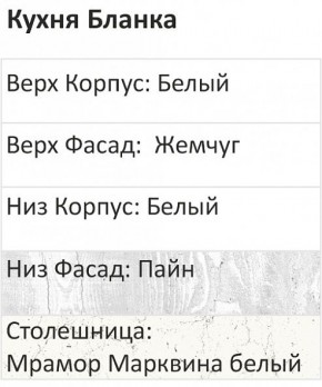 Кухонный гарнитур Бланка 2000 (Стол. 26мм) в Серове - serov.ok-mebel.com | фото 3