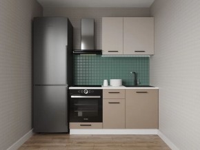 Кухонный гарнитур Каппучино 1600 (Стол. 38мм) в Серове - serov.ok-mebel.com | фото