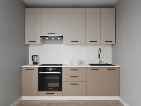 Кухонный гарнитур Каппучино 2400 h950 (Стол. 26мм) в Серове - serov.ok-mebel.com | фото